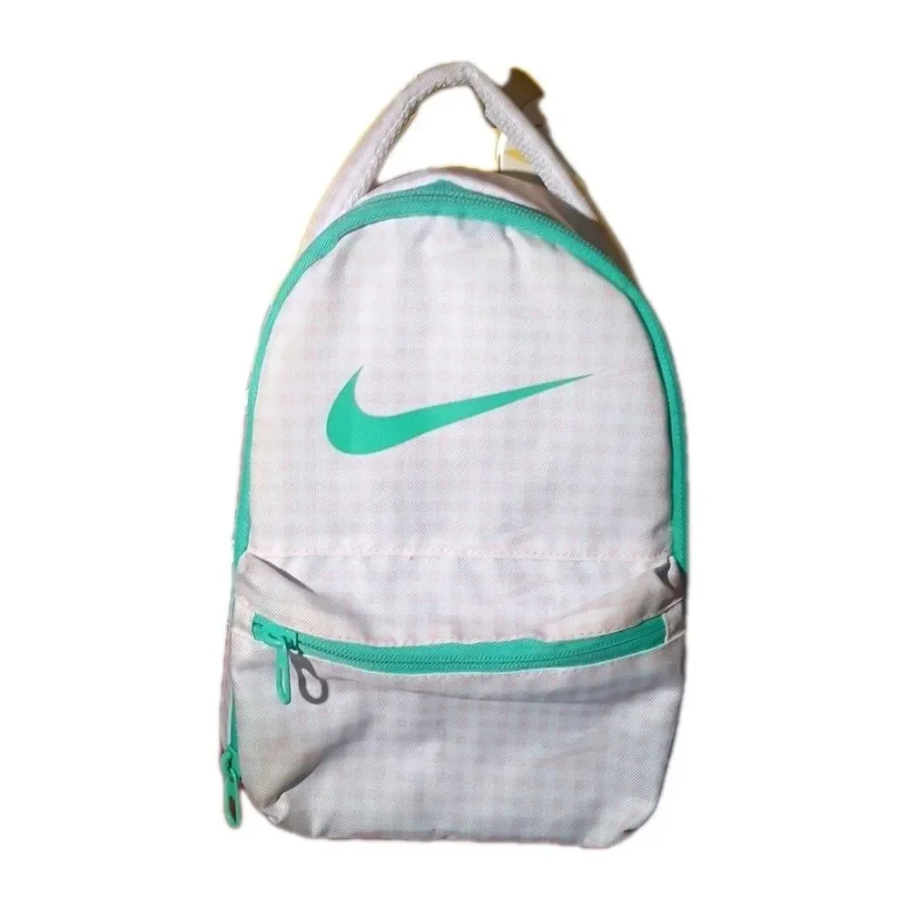 Nike Classic Fuel Insulated Lunch Box/Cooler 6L, Pink/Green Padded Handle